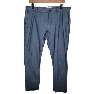 The Orginial Penguin by Munsing wear chambray straight-leg pants 34x 32